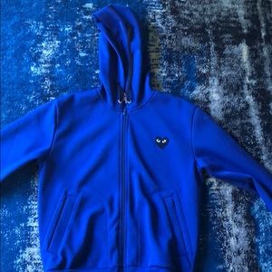 Cdg full zip hoodie